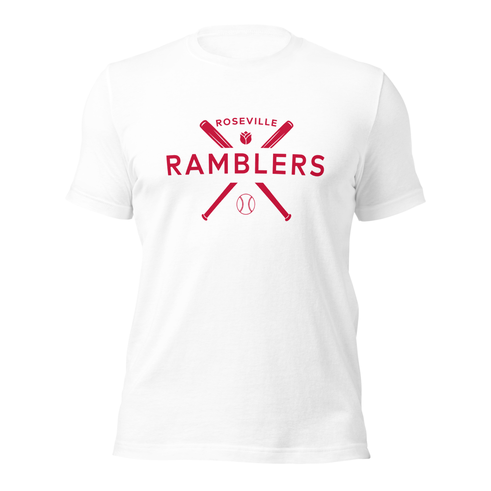 Unisex Ramblers t-shirt (Front and Back)