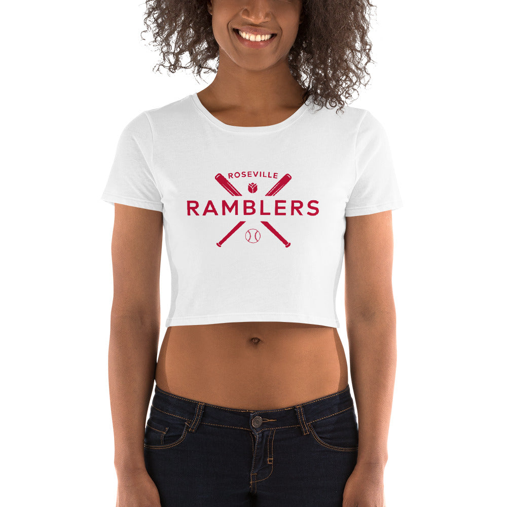 Front only Ramblers Women’s Babydoll Crop Tee