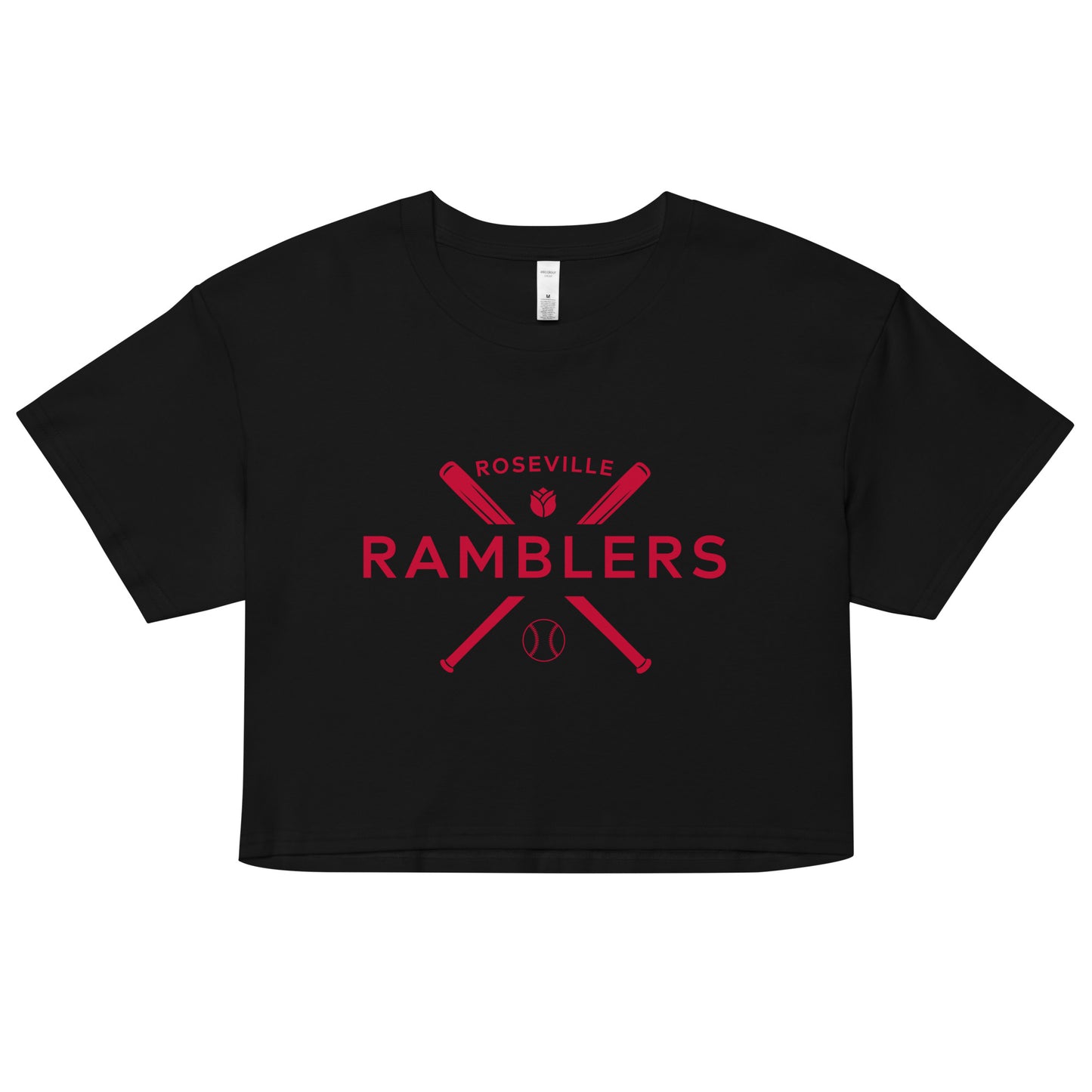 Ramblers crop tee (Front and Back)