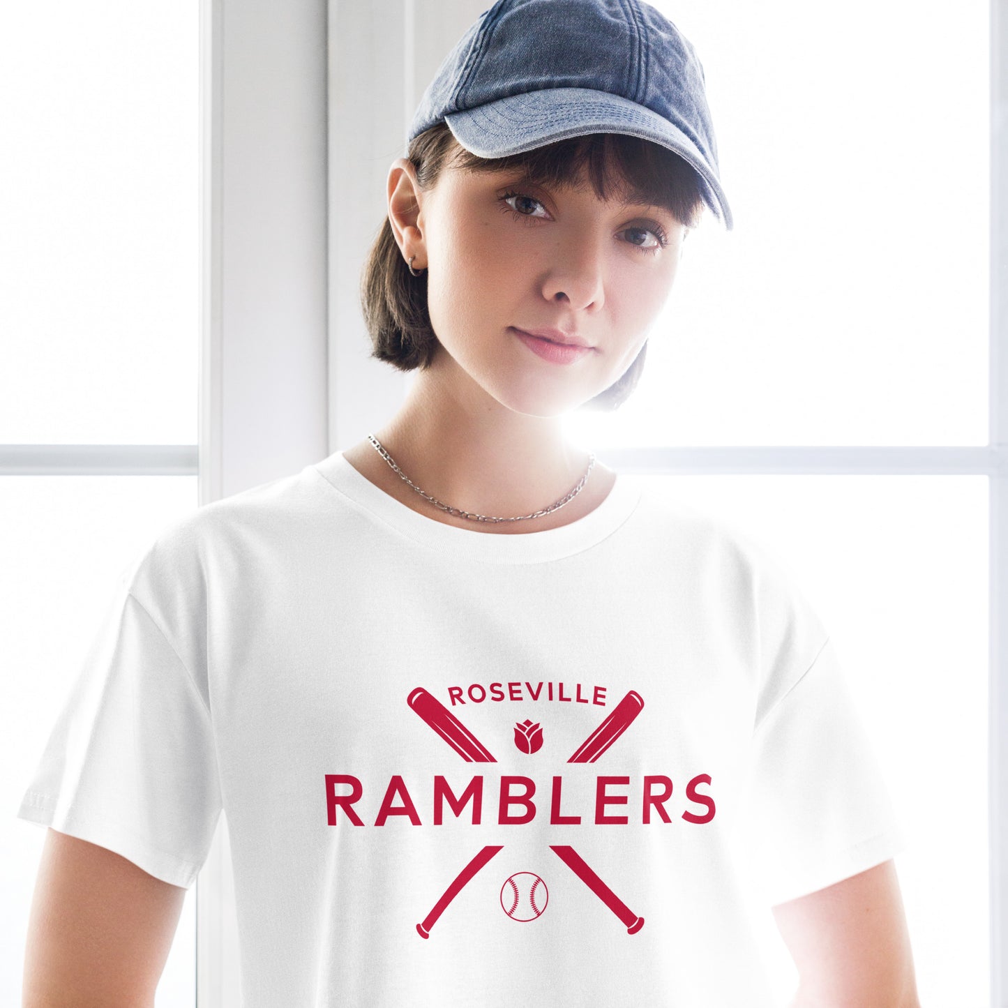 Ramblers crop tee (Front and Back)